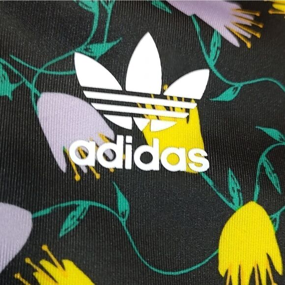 adidas Originals Allover Print AOP Black Bodysuit US S - Picture 11 of 13